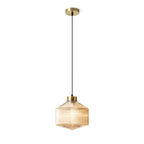 Striped Spinning Top Pendant Light