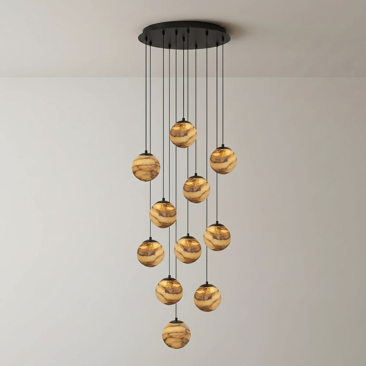 Sultana Alabaster Cluster Chandelier