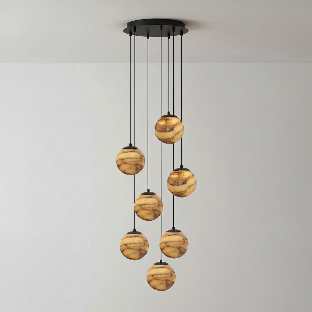 Sultana Alabaster Cluster Chandelier