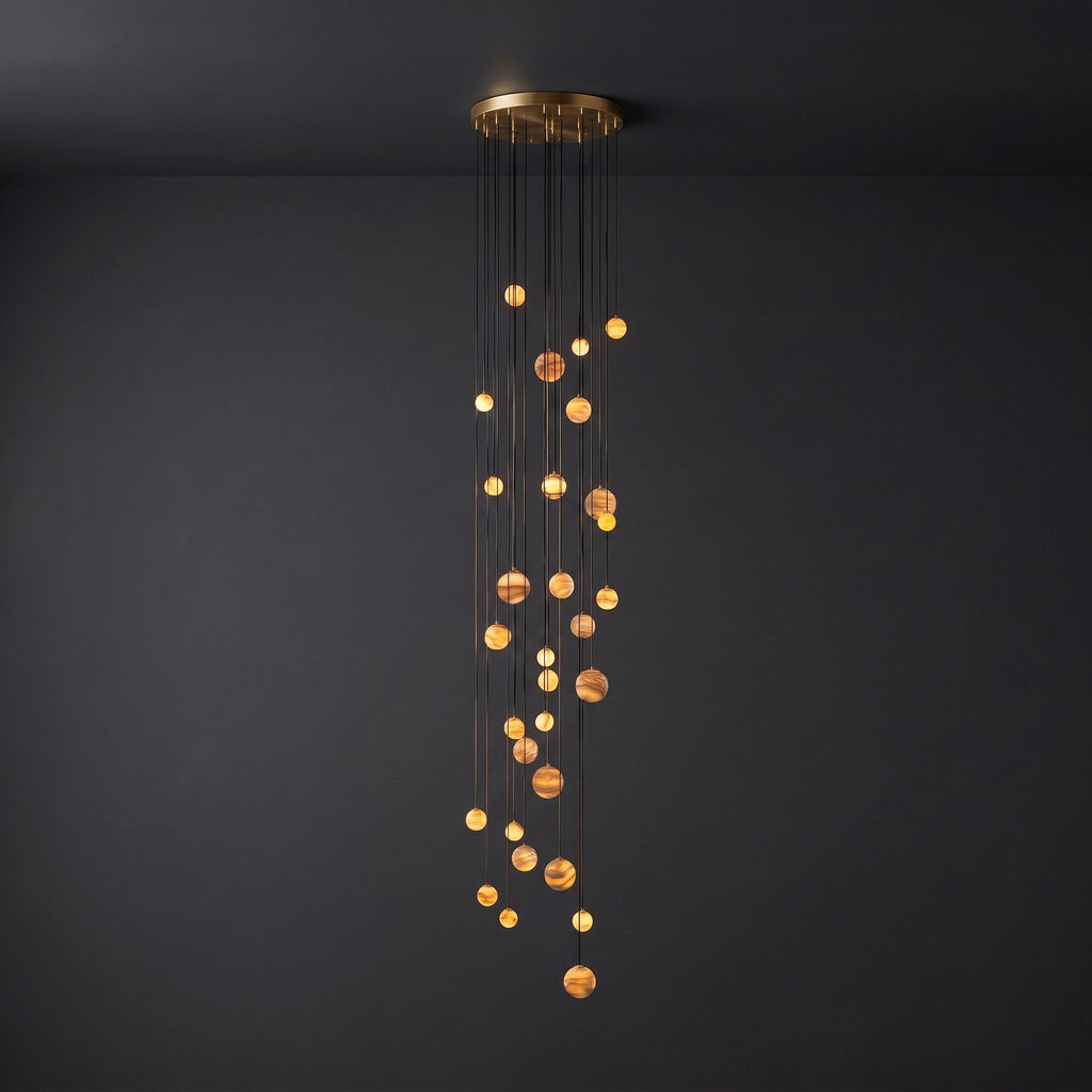 Sultana Alabaster Cluster Chandelier