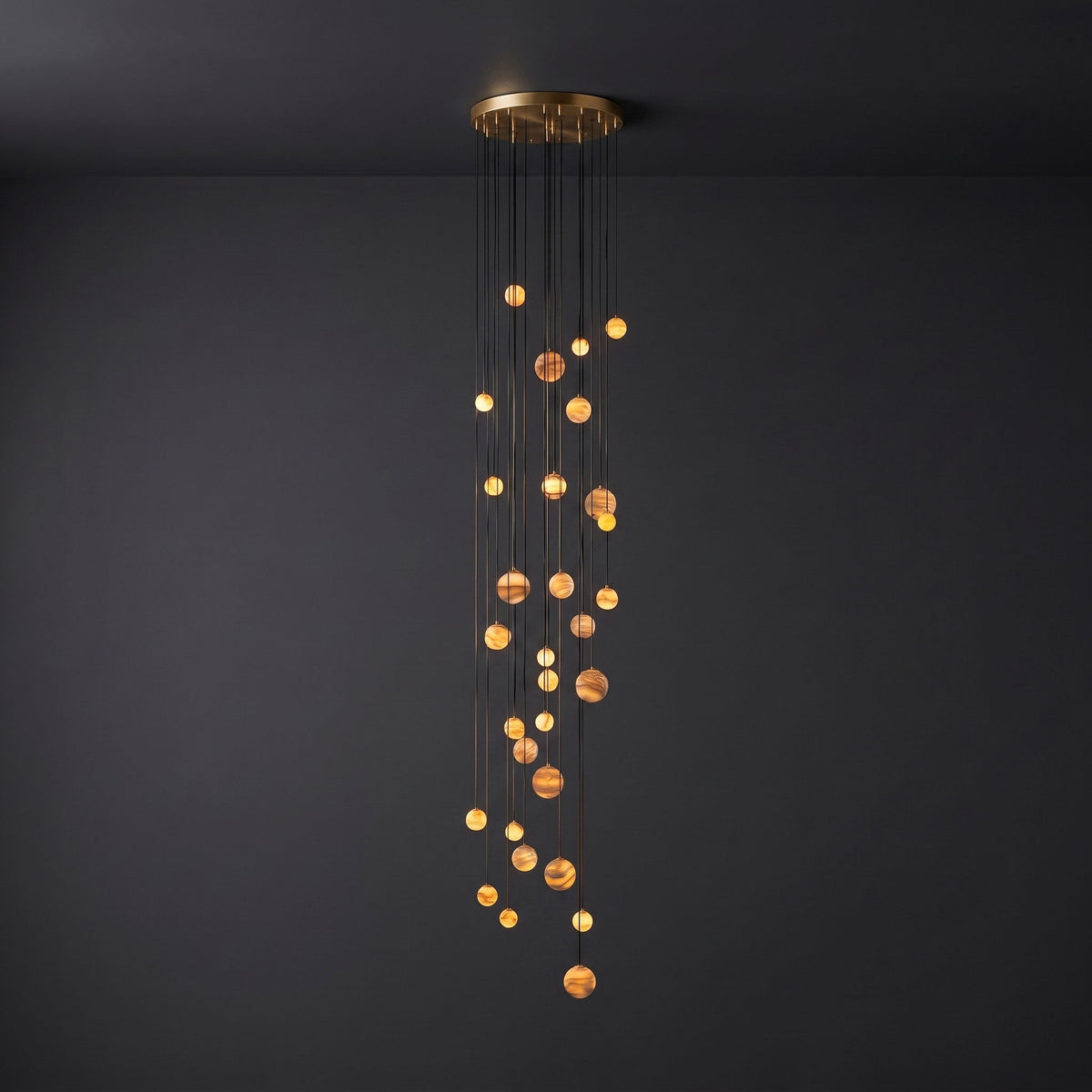 Sultana Alabaster Cluster Chandelier