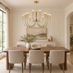 Swoop Arm Chandelier