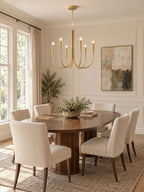 Swoop Arm Chandelier