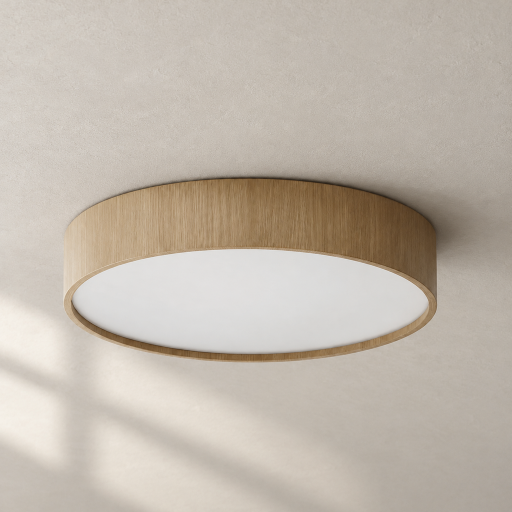 Sylva Minimalist Timber Ceiling Lamp