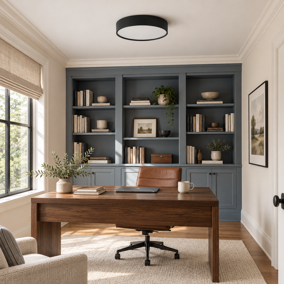 Sylva Minimalist Timber Ceiling Lamp