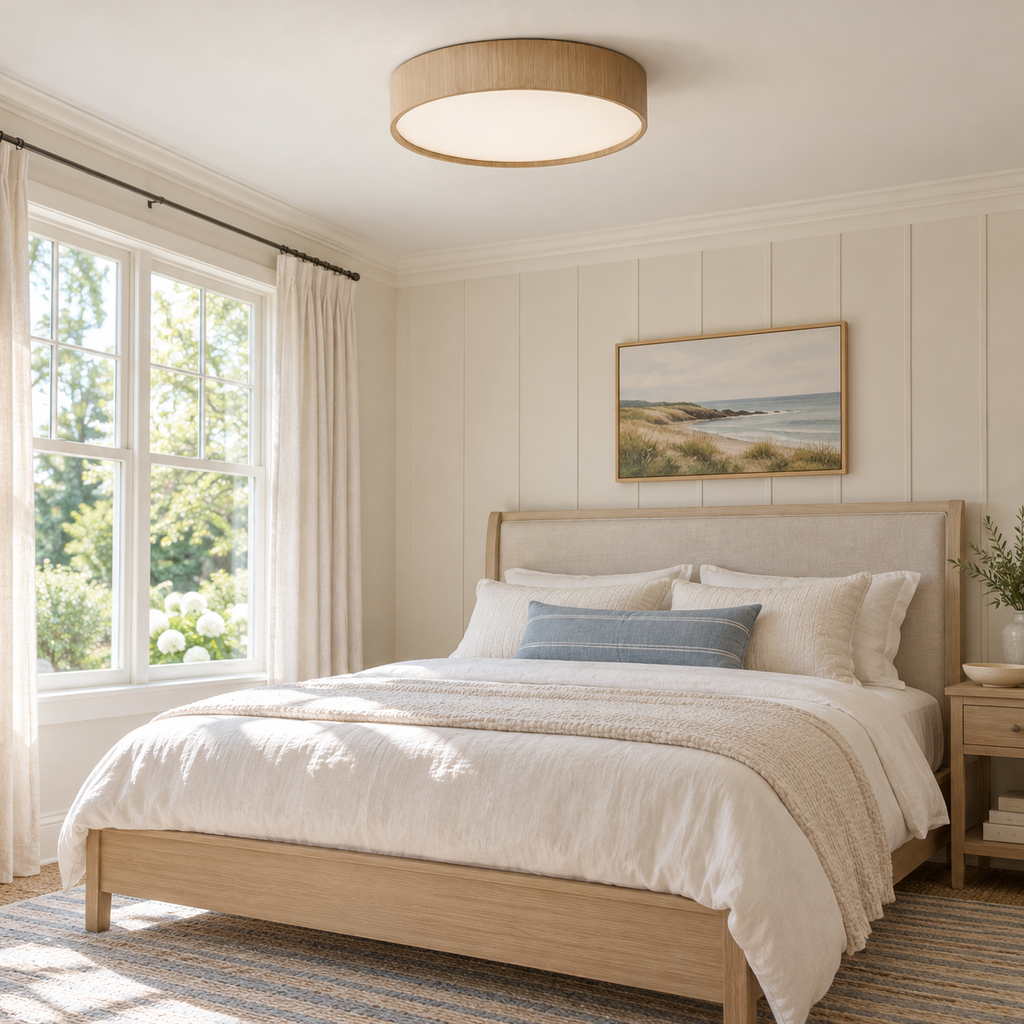 Sylva Minimalist Timber Ceiling Lamp