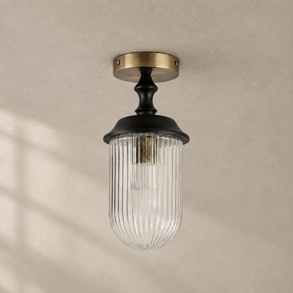 Sylvan Wood Rim Ceiling Lamp