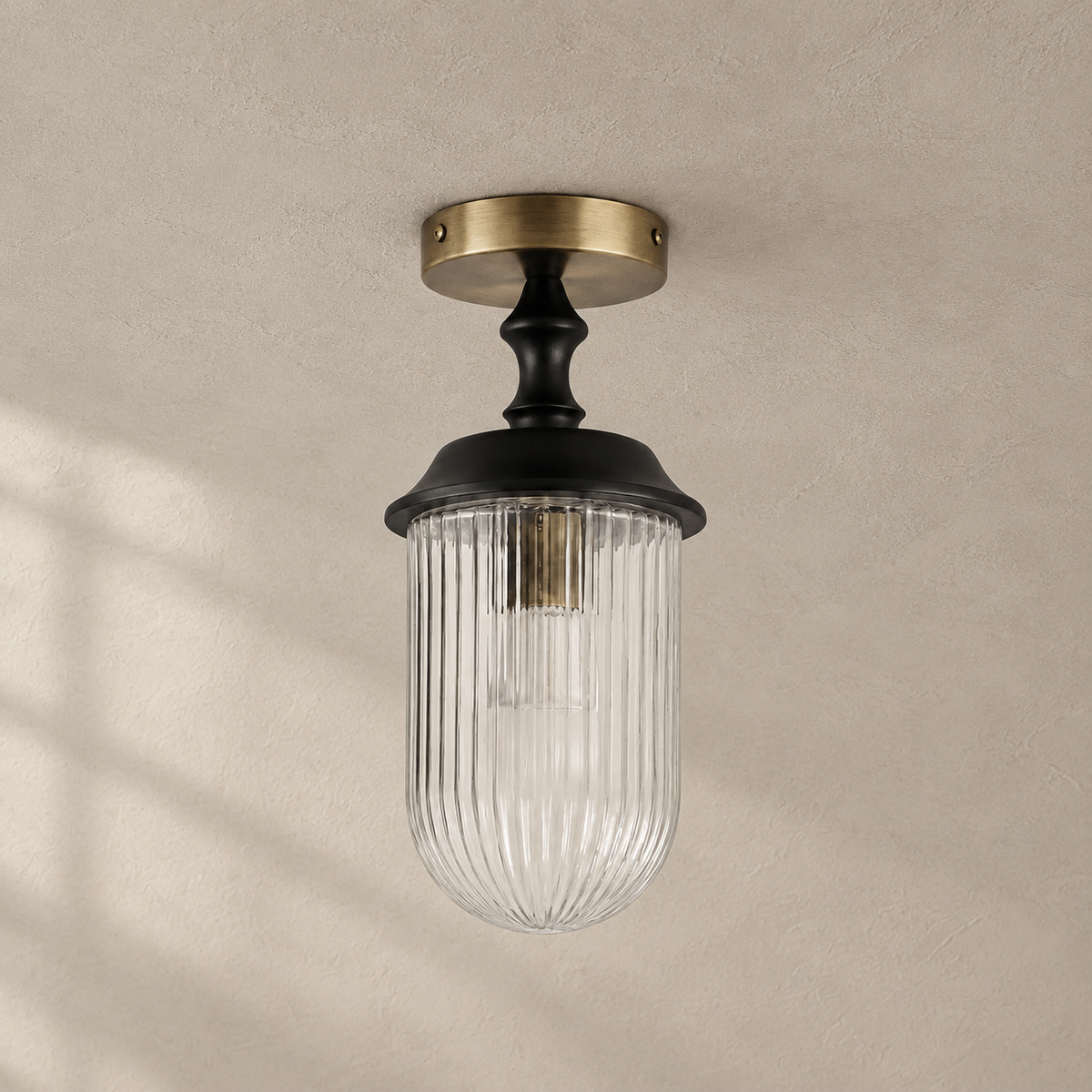 Sylvan Wood Rim Ceiling Lamp