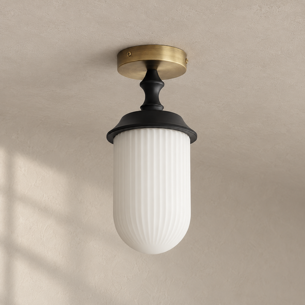 Sylvan Wood Rim Ceiling Lamp
