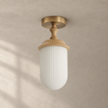 Sylvan Wood Rim Ceiling Lamp