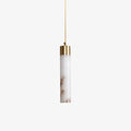 Tala Brass Pendant Lamp ? 2.3″ x H 11.8″/ Dia 6cm x H 30cm / Brass & White Alabaster / Warm White Pendant light