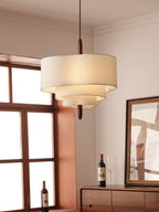 Talia Tiered Fabric Pendant Light