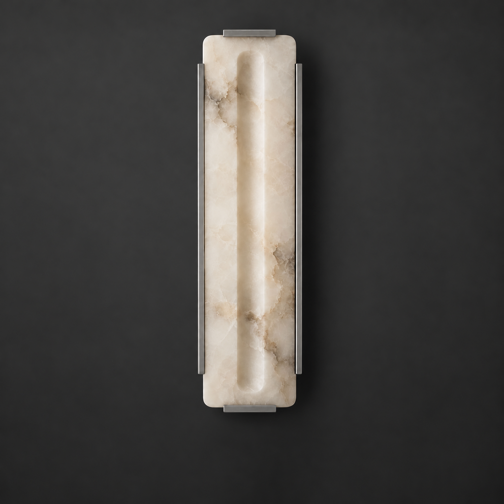 Talvenne Alabaster Panel Wall Sconce
