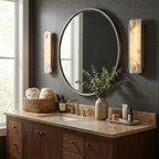Talvenne Alabaster Panel Wall Sconce