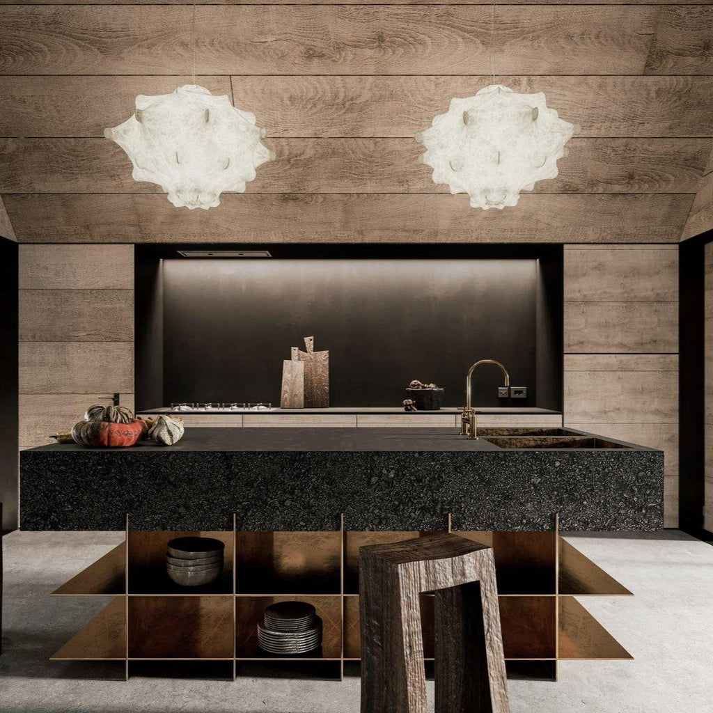 Cocoon Bloom Pendant Lamp ∅ 24.8″ x H 19.7″ / Dia 63cm x H 50cm / White Pendant light