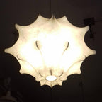 Cocoon Bloom Pendant Lamp ∅ 24.8″ x H 19.7″ / Dia 63cm x H 50cm / White Pendant light