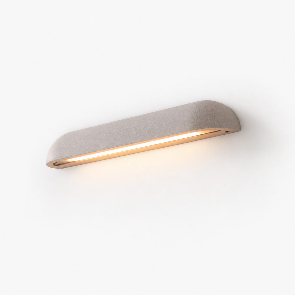 Tavrelle Micro-Cement Outdoor Wall Sconce