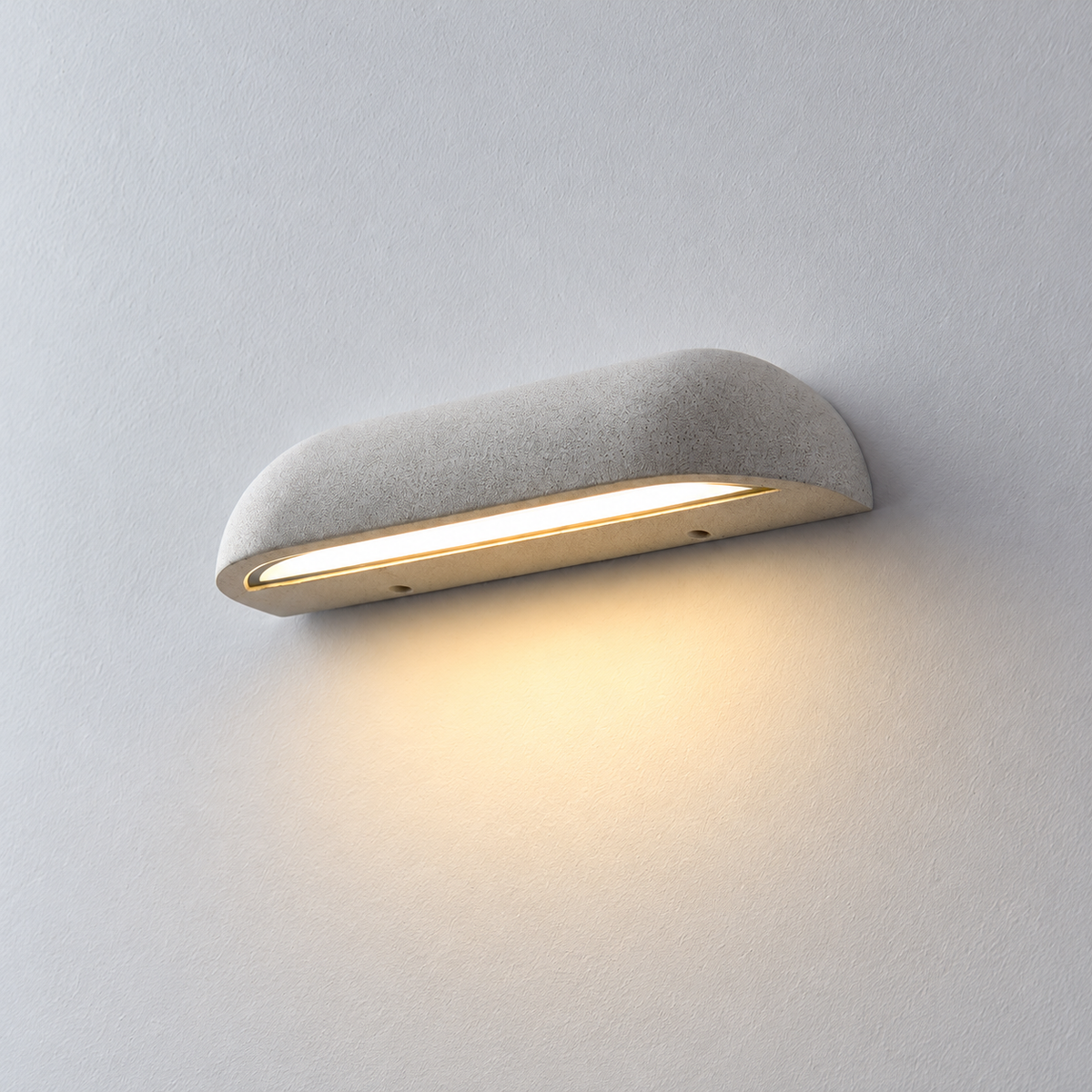 Tavrelle Micro-Cement Outdoor Wall Sconce