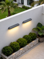 Tavrelle Micro-Cement Outdoor Wall Sconce