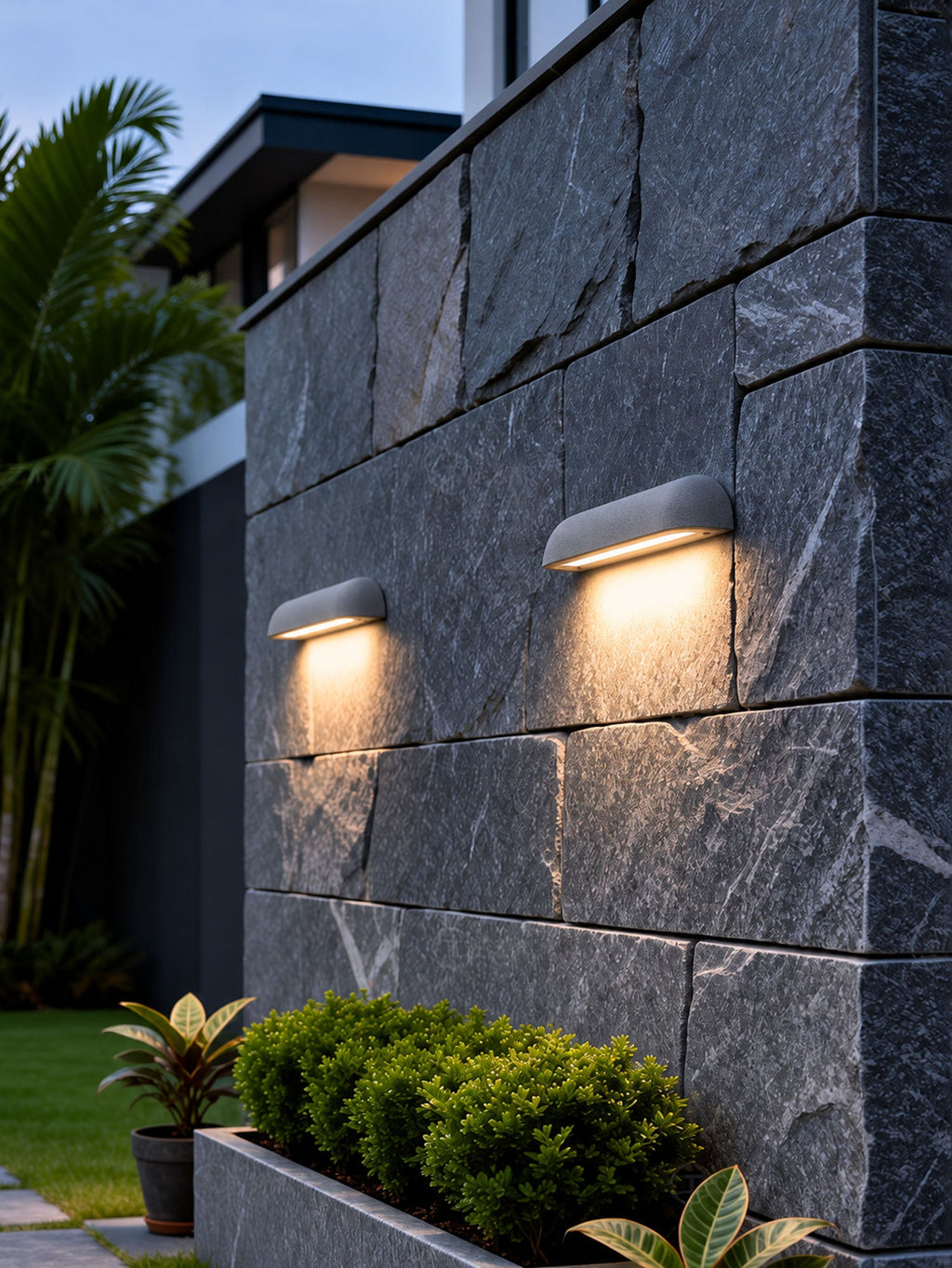 Tavrelle Micro-Cement Outdoor Wall Sconce