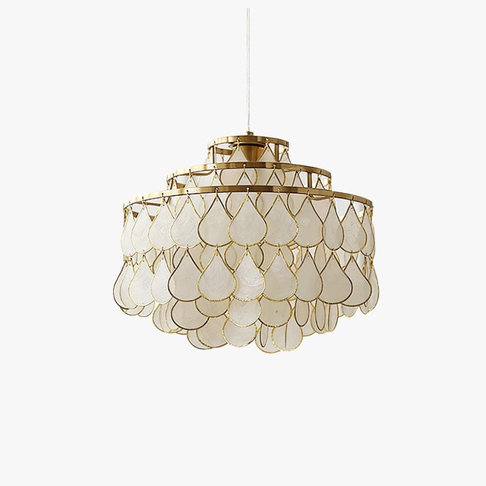 Teardrops Shell Chandelier