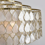 Teardrops Shell Chandelier