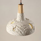 Cement Carve Pendant Lamp ∅ 9.1″ x H 7.9″ / Cement Grey pendant Lamp