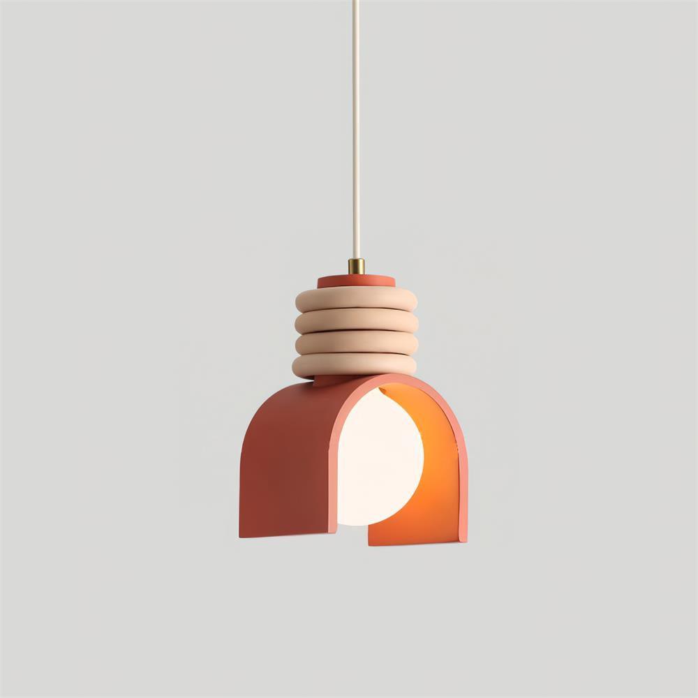 Terraform Pendant Light ? 4.9″ x H 7″ / Dia 12.5cm x H 18cm / Red Pendant light