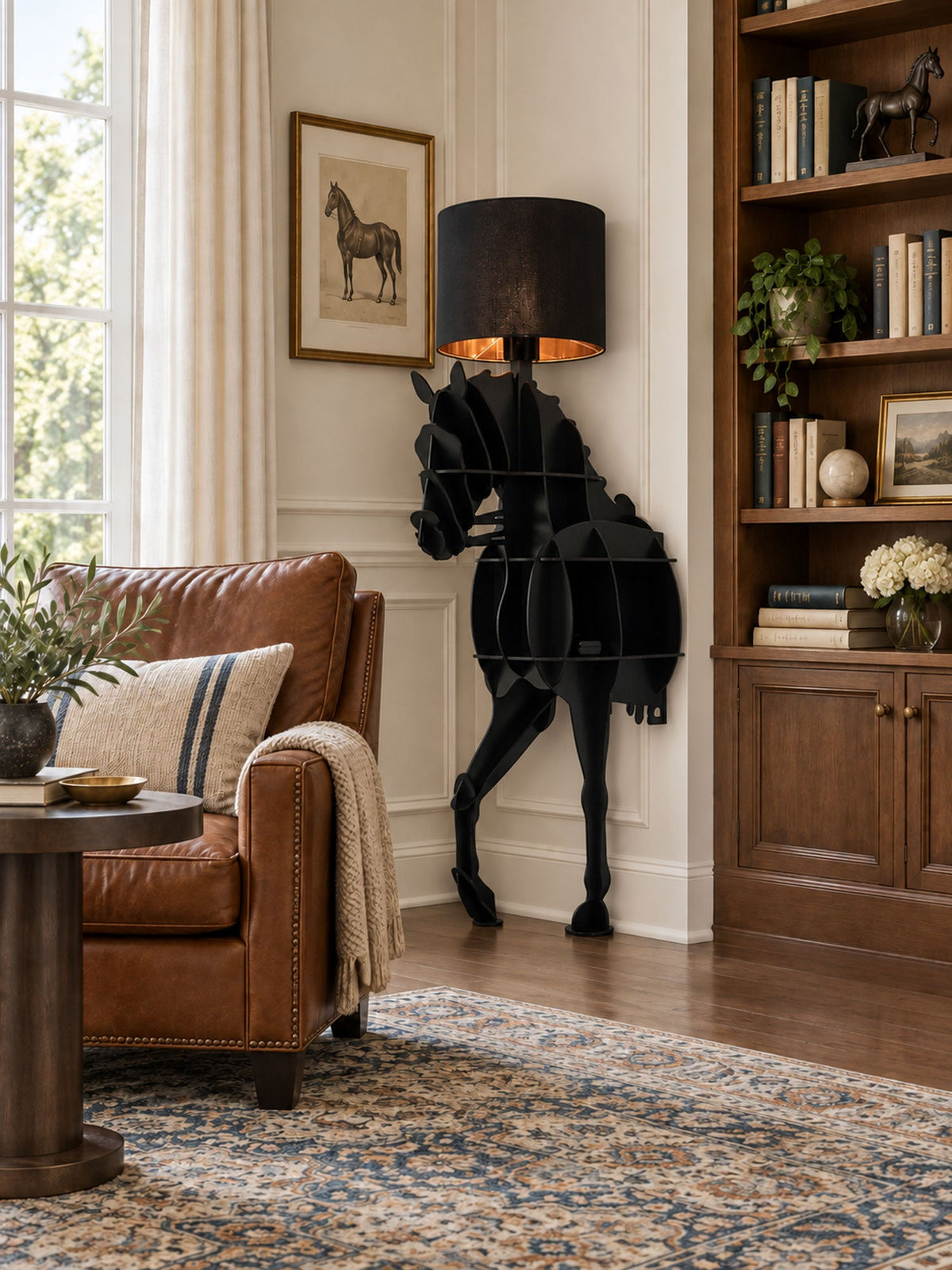 Tete Horse Floor Lamp