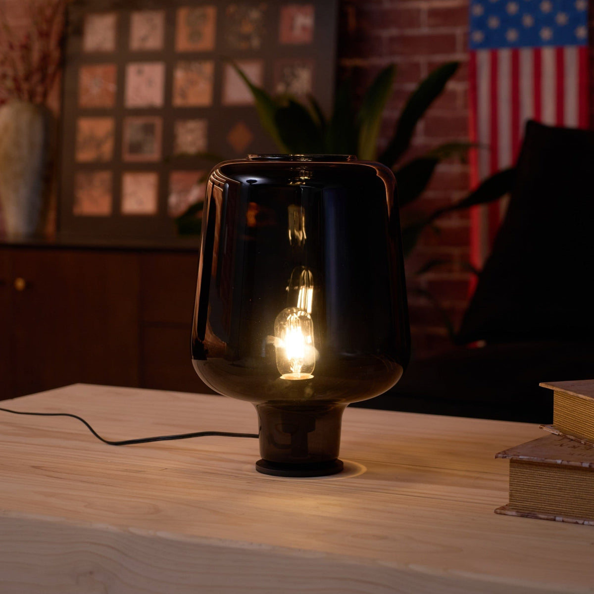 Teutonic Glass Table Lamp