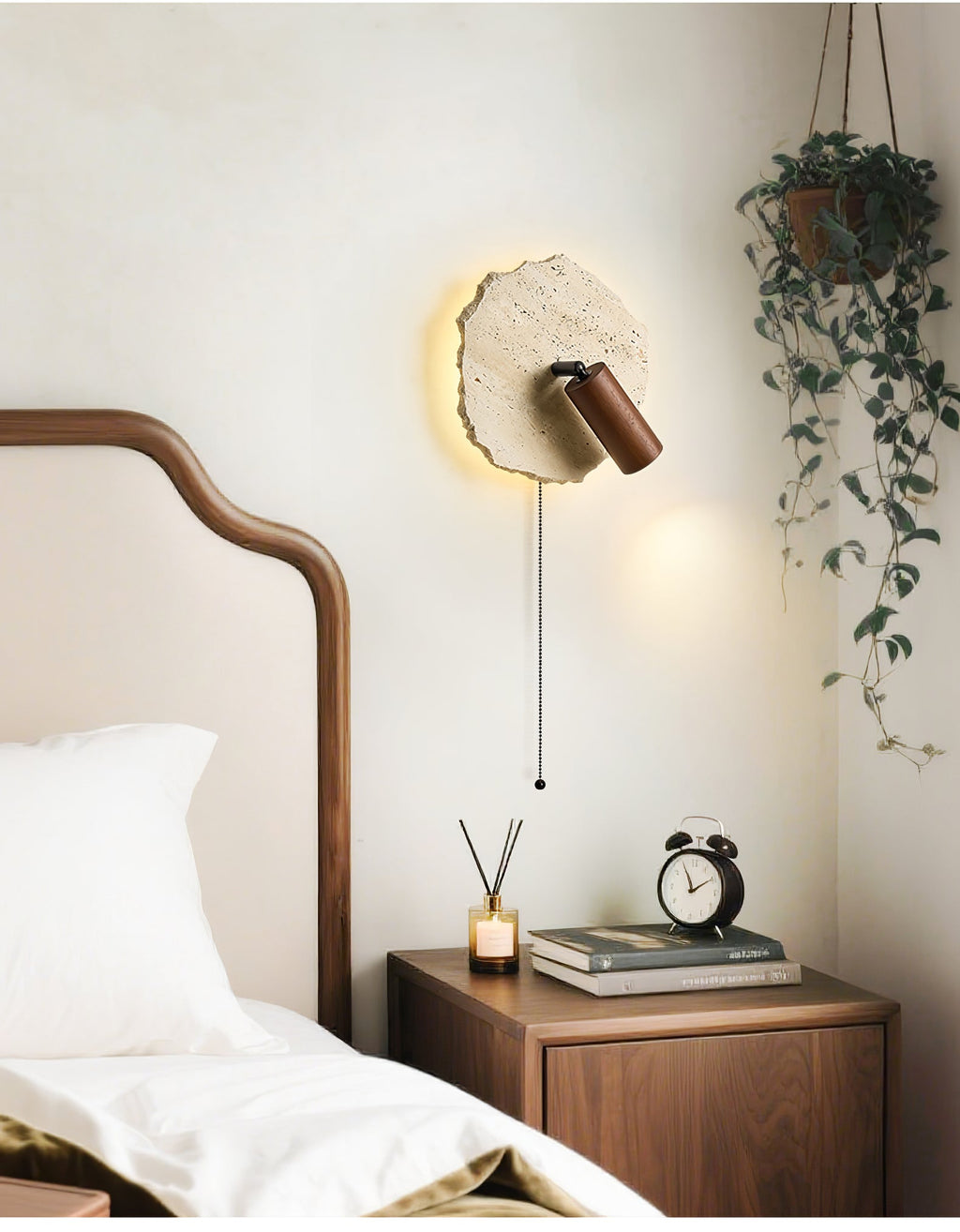 Thalos Travertine Wall Light