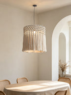 Thatch Macrame Tassel Pendant Lamp