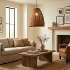 Thatch Woven Rattan Pendant Lamp