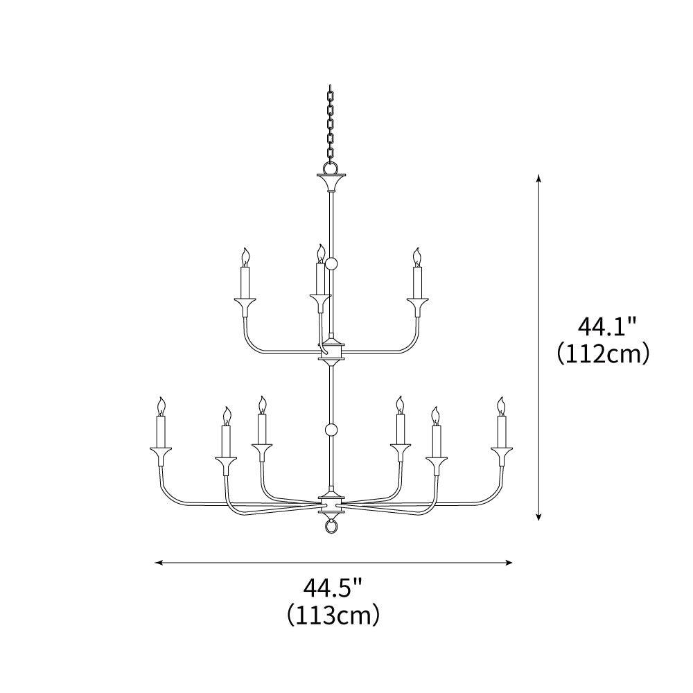 Thousand Brass Chandelier chandelier