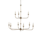 Thousand Brass Chandelier 9Heads: D113 x H112cm / D44.5 x H44.1″ / Pyrite Bronze chandelier
