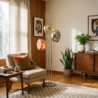 Three Lava Glass Floor Lamp