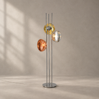 Three Lava Glass Floor Lamp