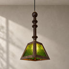 Timber Glass Pendant Light