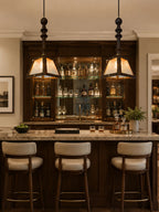 Timber Glass Pendant Light