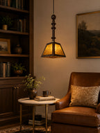 Timber Glass Pendant Light