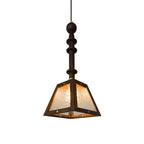 Timber Glass Pendant Light