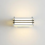 Toast Wall Lamp L 15cm x W 14cm x H 6cm / L 5.9″x W 5.5″ x H 2.4″ / Black & White / Warm Light Wall lamp