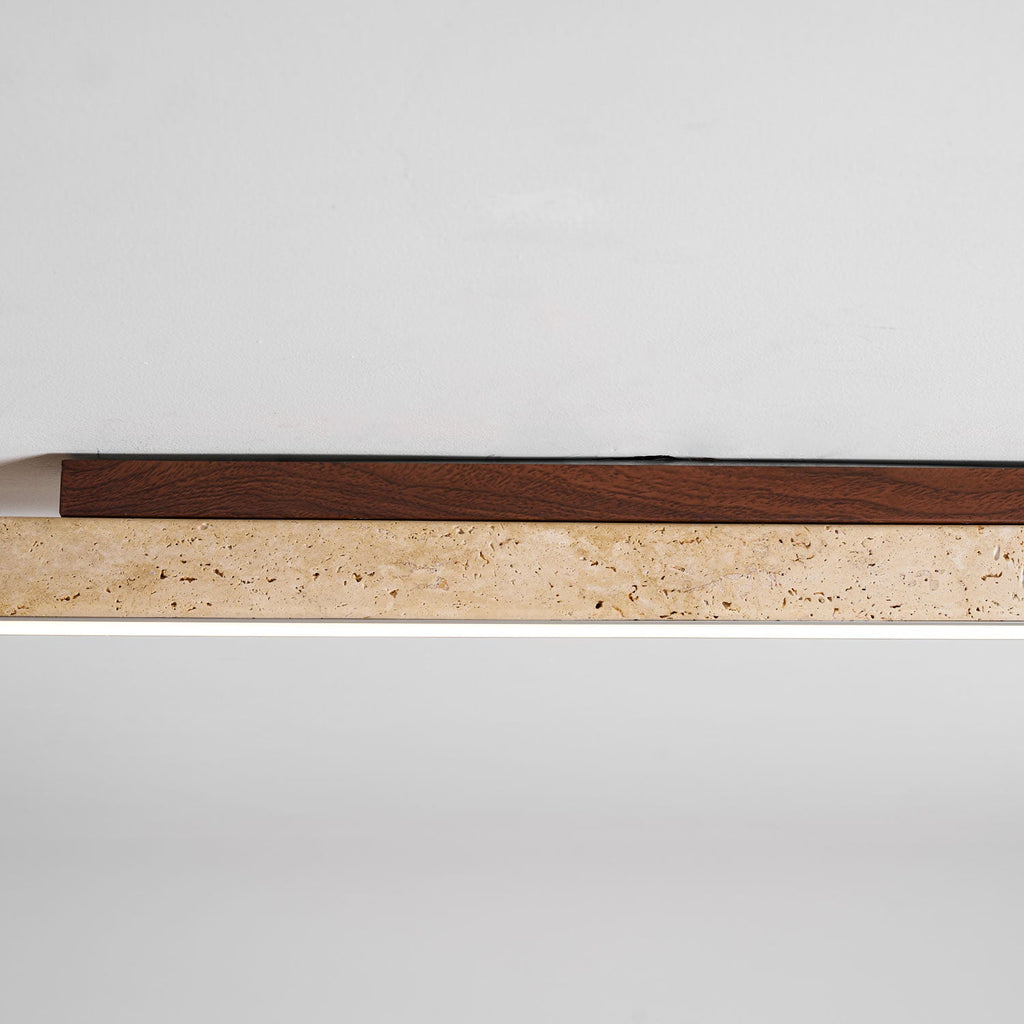 Travertine Column Ceiling Light