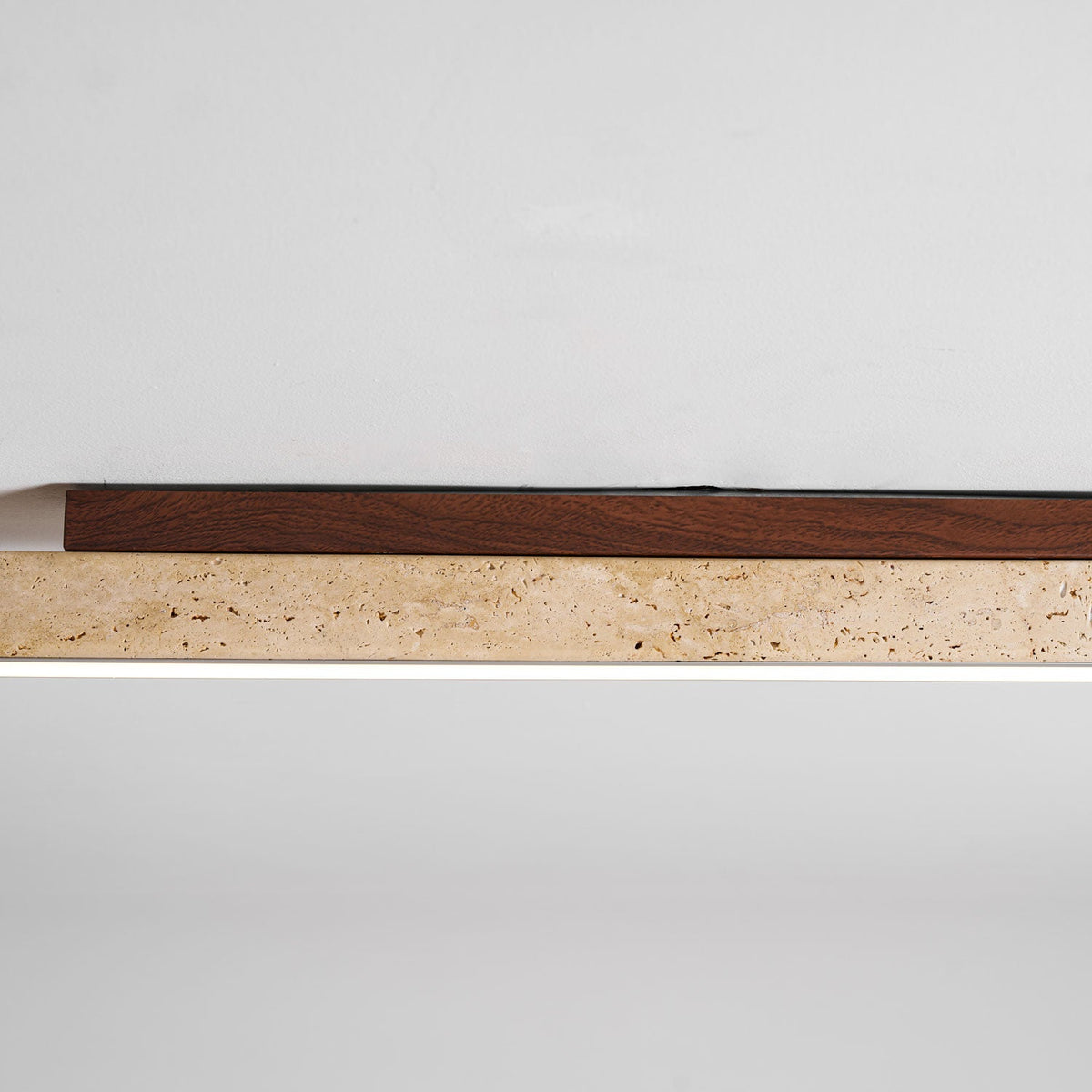 Travertine Column Ceiling Light