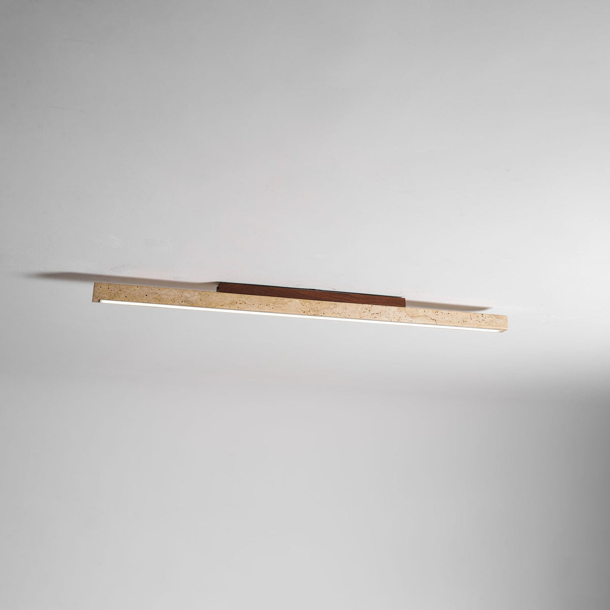 Travertine Column Ceiling Light