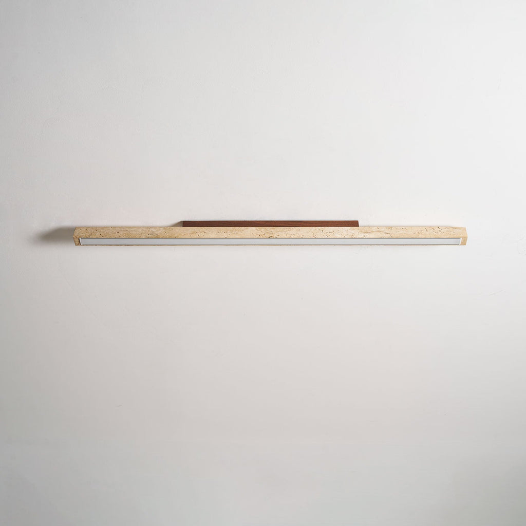 Travertine Column Ceiling Light