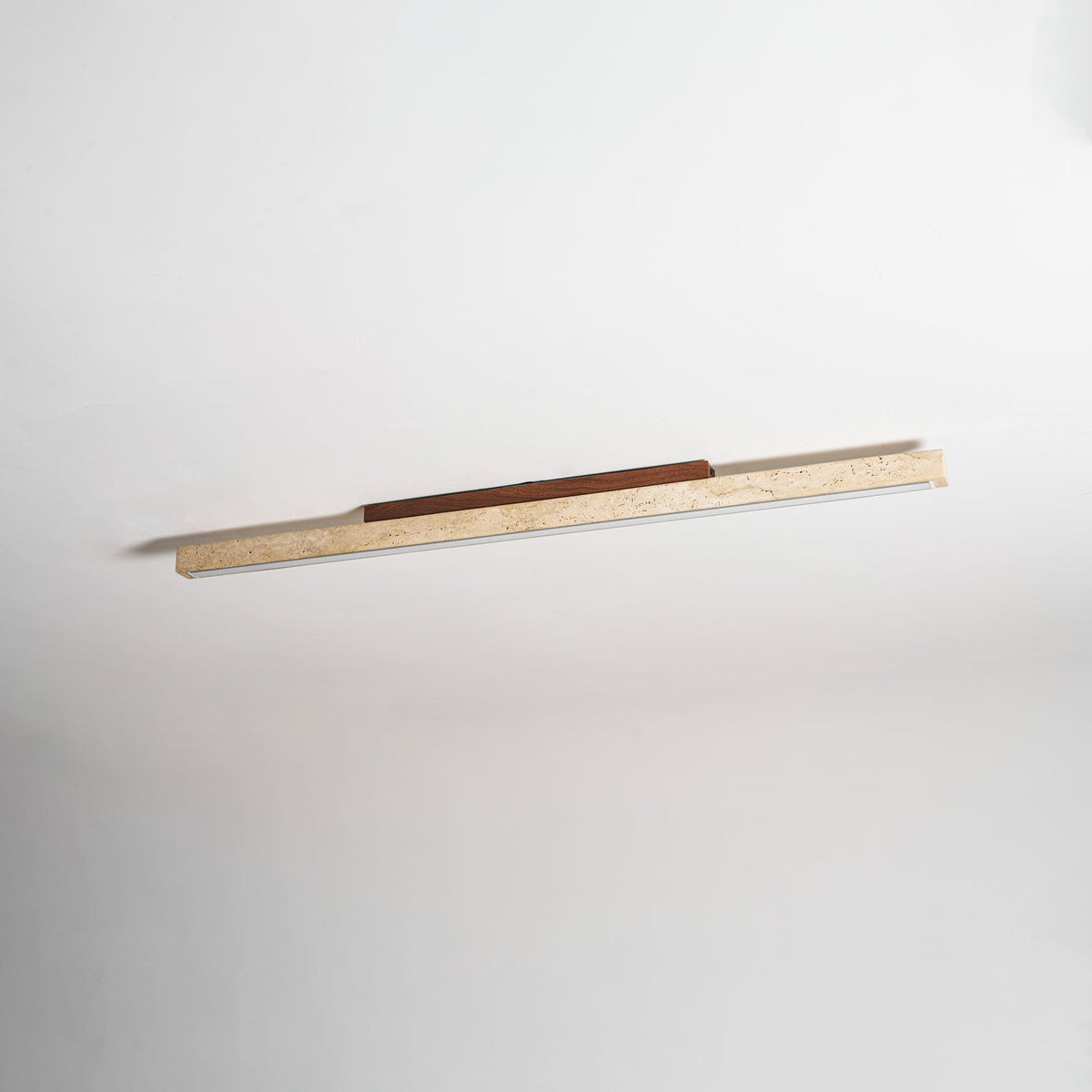 Travertine Column Ceiling Light