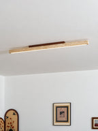Travertine Column Ceiling Light