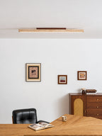 Travertine Column Ceiling Light