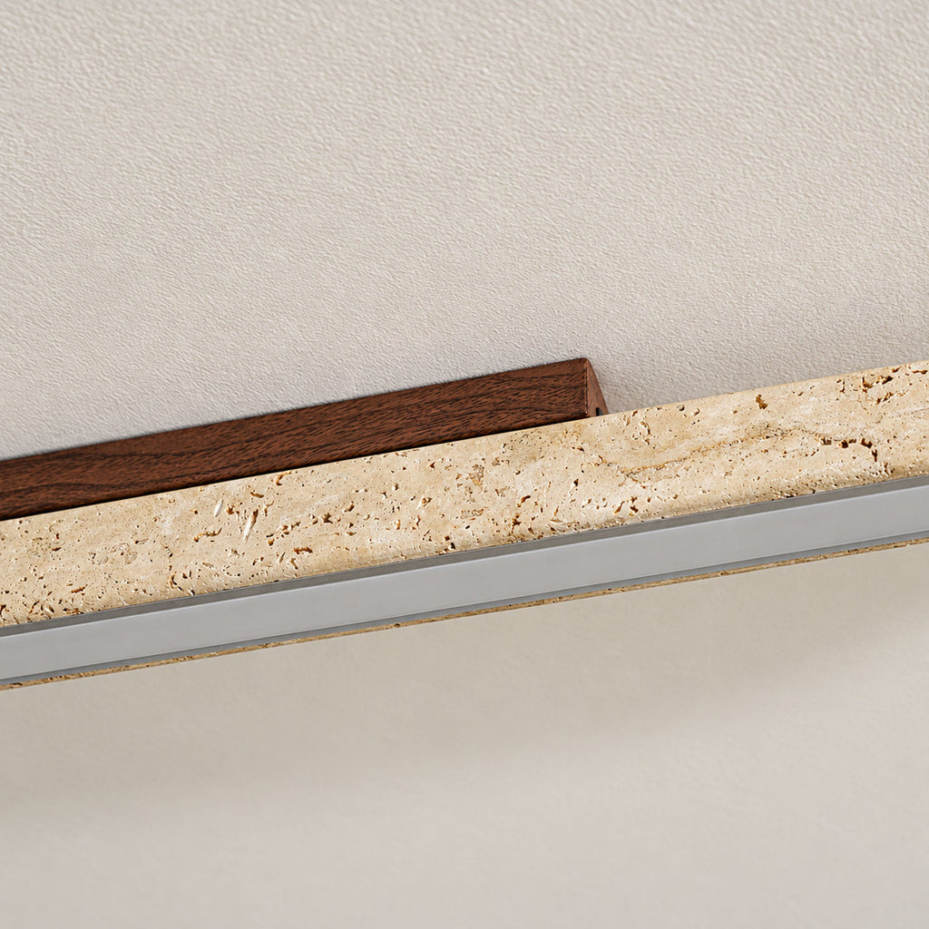 Travertine Column Ceiling Light